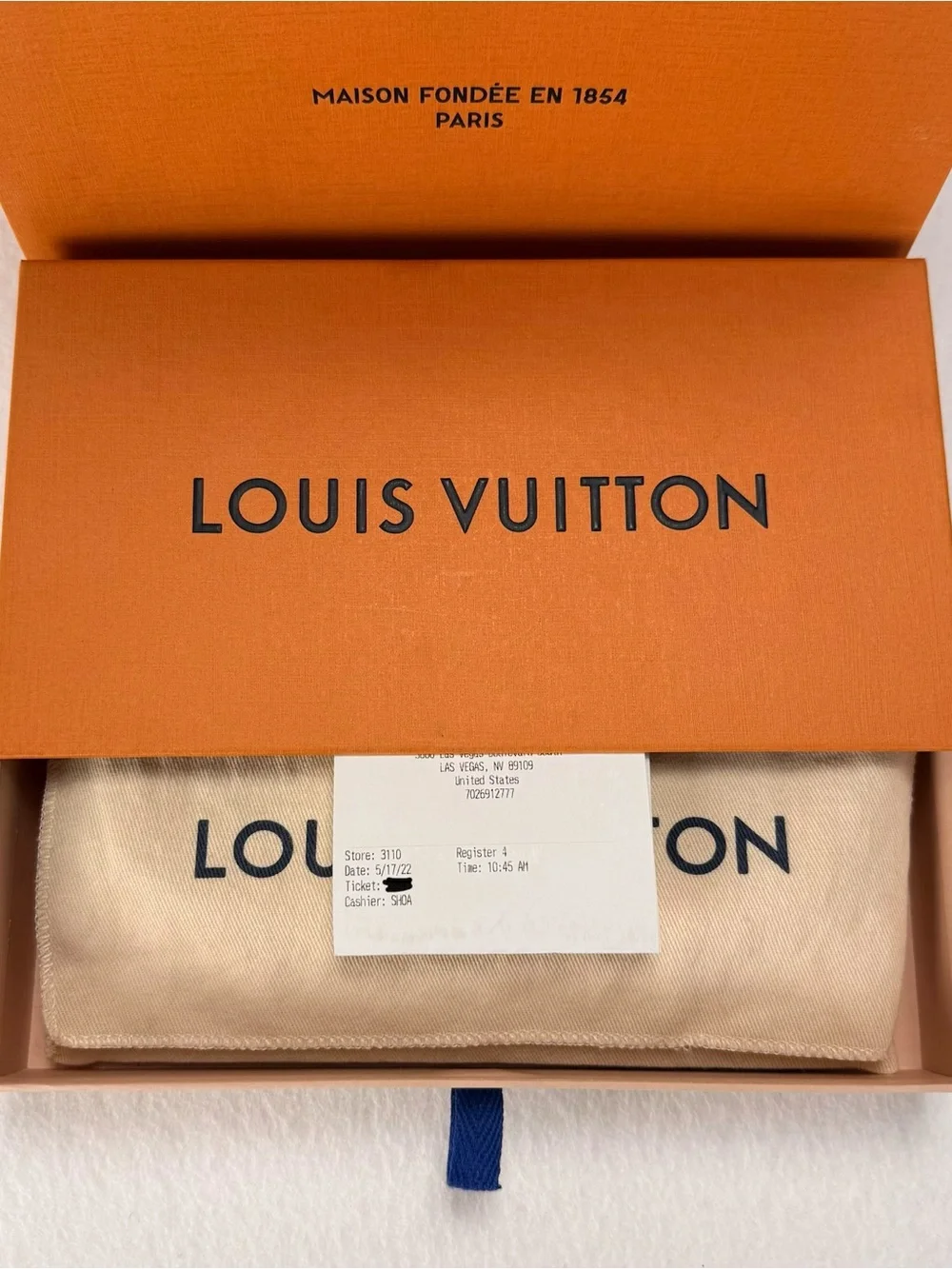 Louis Vuitton Emilie Wallet M60697 Monogram Fuchsia Full Set Receipt